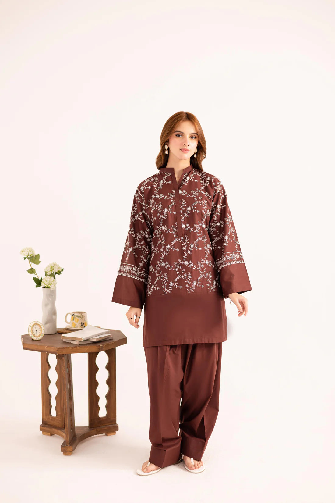 Brown Floral