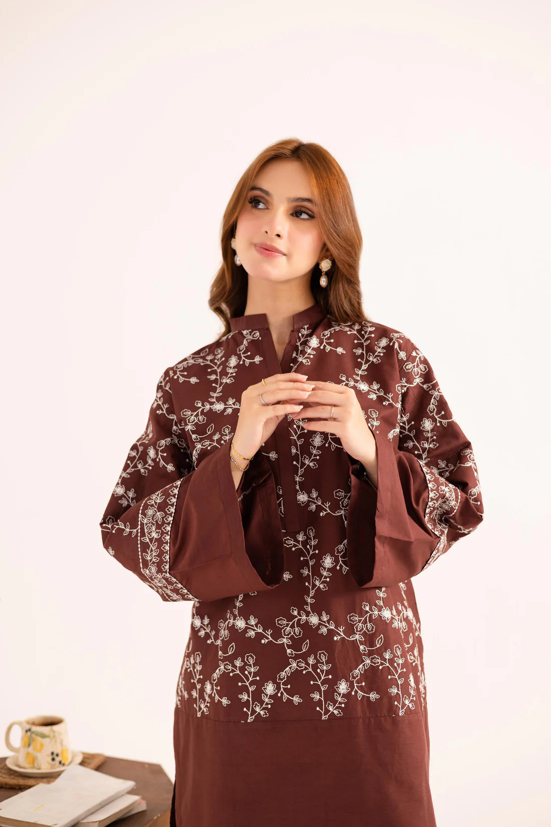 Brown Floral