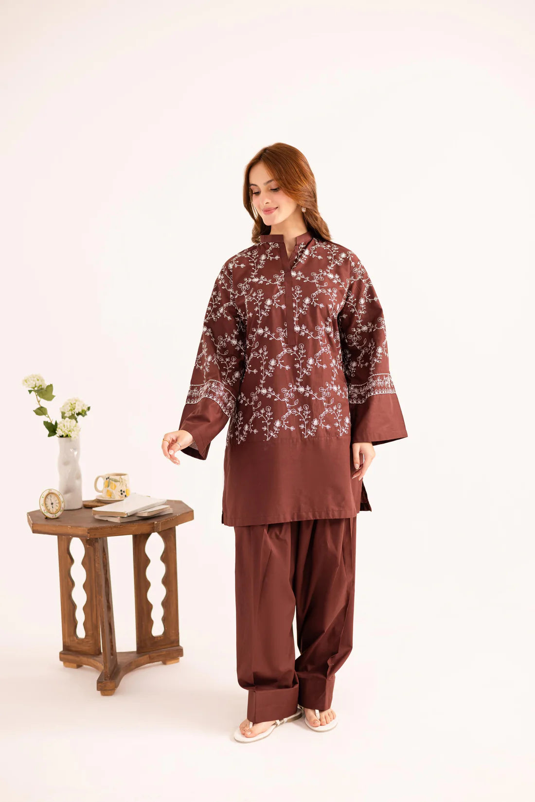 Brown Floral