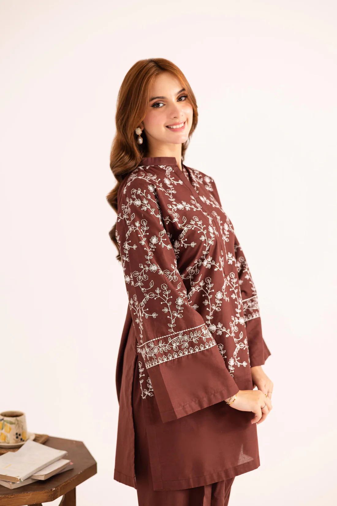 Brown Floral